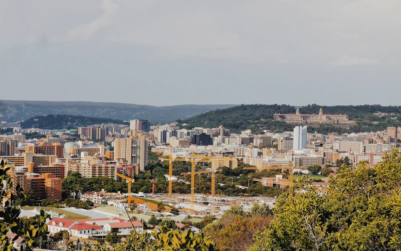 A view over Pretoria from a hillside